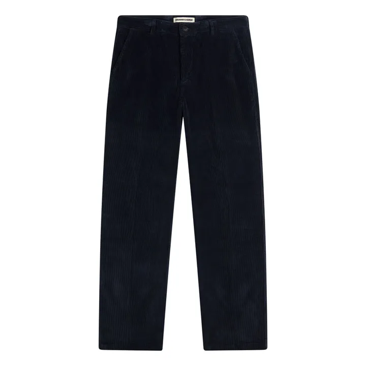 Pantalon Lynch Cord | Bleu marine- Image produit n°0