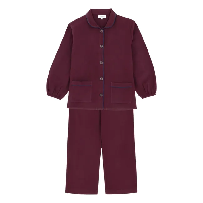 Pijama Claudine Jasper | Burdeos