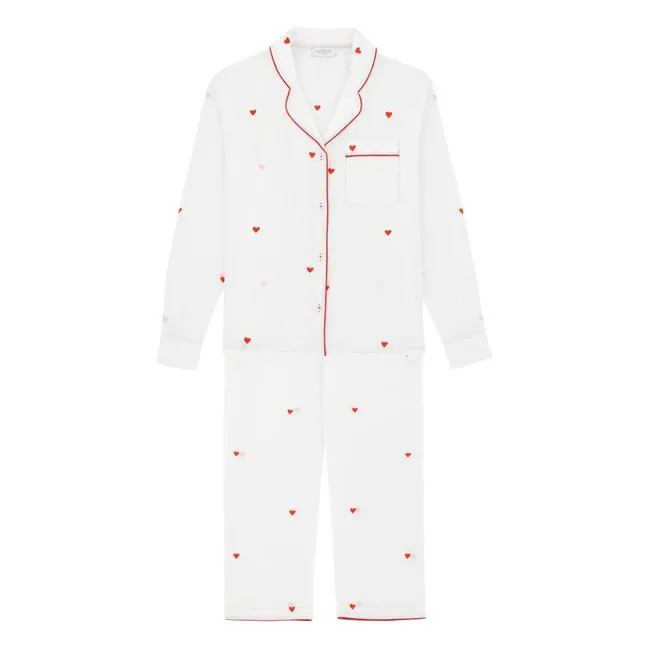 Pyjama Valentine | Blanc