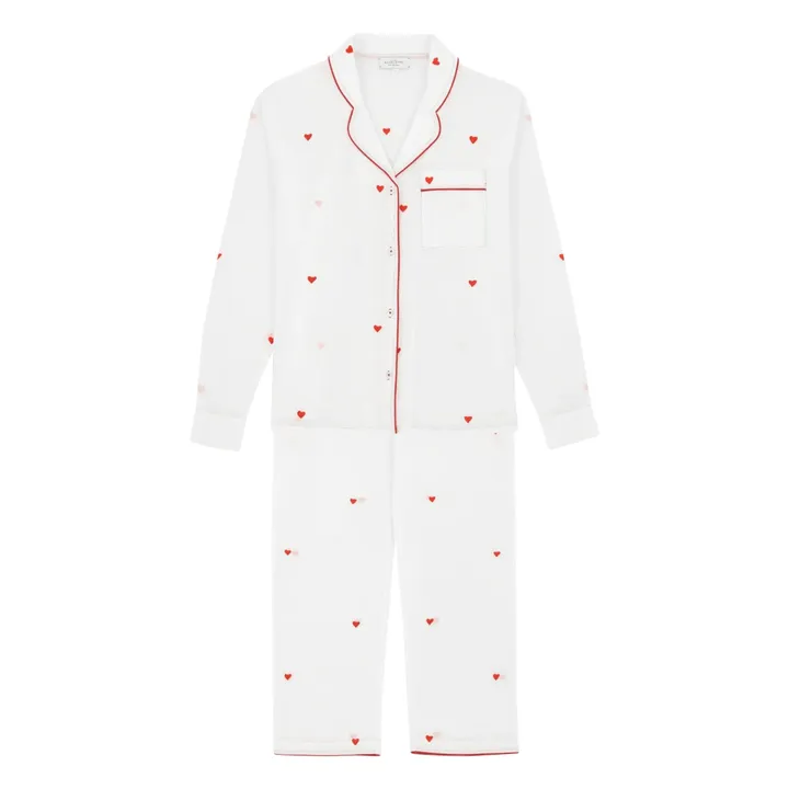 Pyjama Valentine | Blanc- Image produit n°0