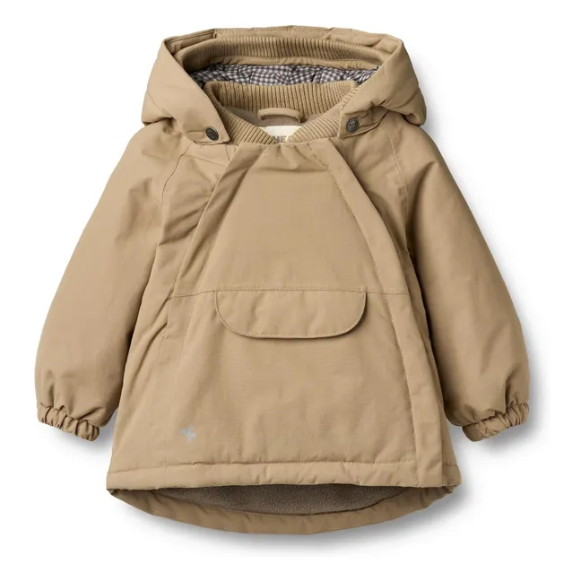 Chaqueta de fibra reciclada Sascha | Beige