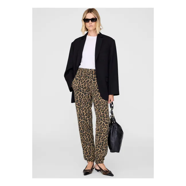 Jogger Karter Monogram Léopard | Marron