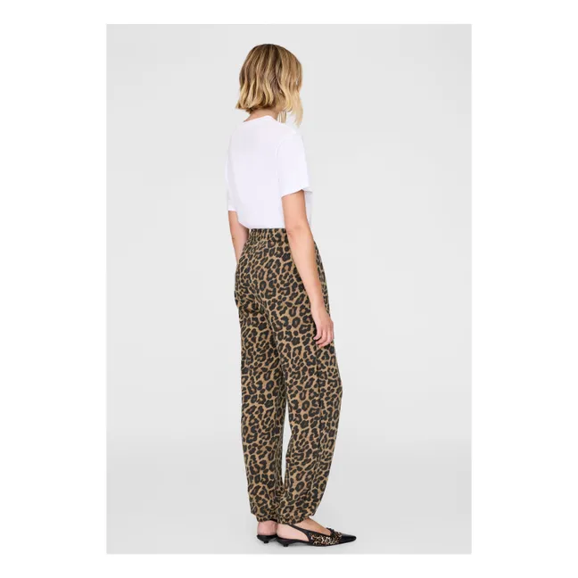 Jogger Karter Monogram Léopard | Marron