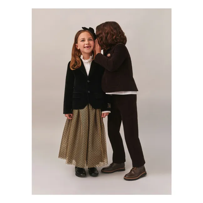 Vestido Just Tulle Flocke | Or