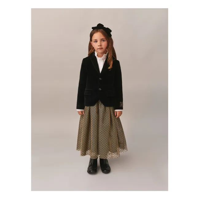 Robe Juste Tulle Flocke | Or