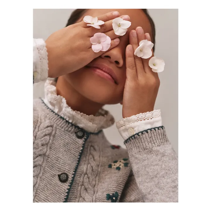 Gilet Jamina Laine | Gris chiné- Image produit n°5