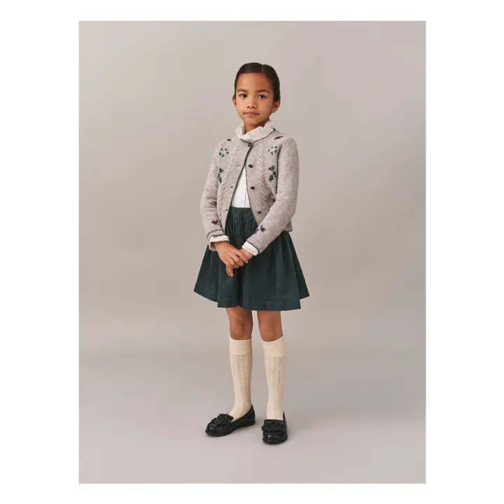 Gilet Jamina Laine | Gris chiné- Image produit n°1