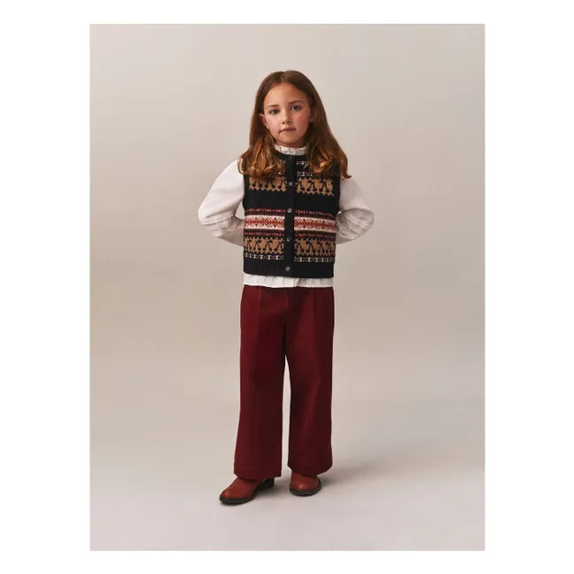 Pantalon Javey Velours Côtelé | Bordeaux