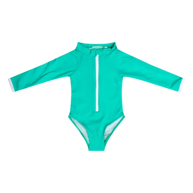 Badeanzug 1-teilig Anti-UV Palombaggia | Turquoise