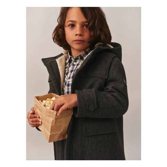 Manteau Julien Drap de Laine | Gris foncé