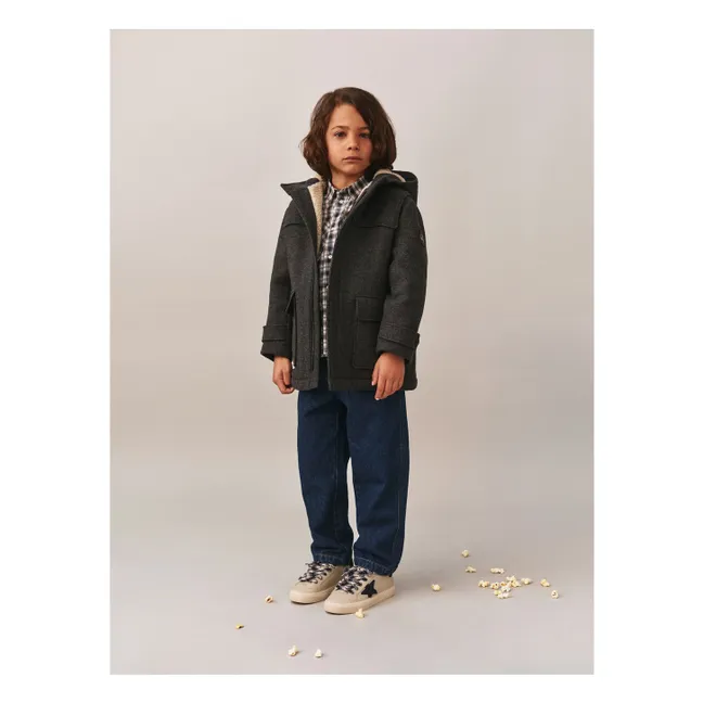 Manteau Julien Drap de Laine | Gris foncé