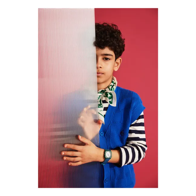 Reloj de Un día en la Tierra | Azul