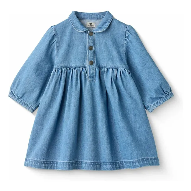 Denim organic cotton dress | Denim