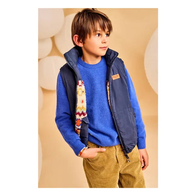 Pull Junior Elbow | Bleu
