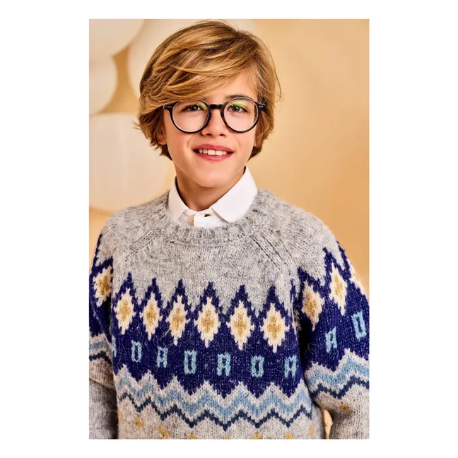 Jersey jacquard Onyx | Gris