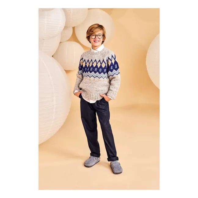 Pull Onyx Jacquard | Gris