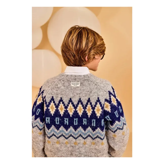 Pull Onyx Jacquard | Gris