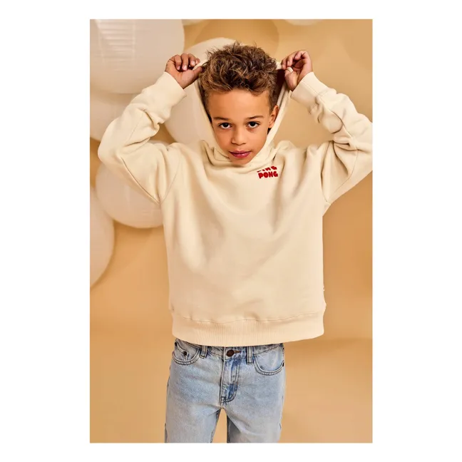 Sudadera Arthur Ping Pong de algodón orgánico | Beige