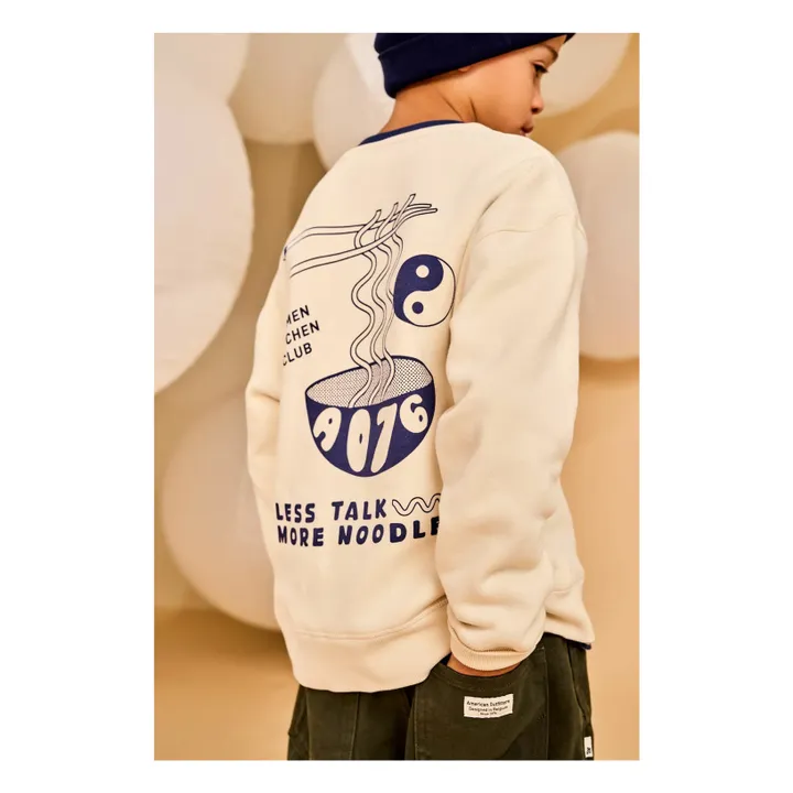 Sweat Oscar Ramen Coton Bio | Beige- Image produit n°2