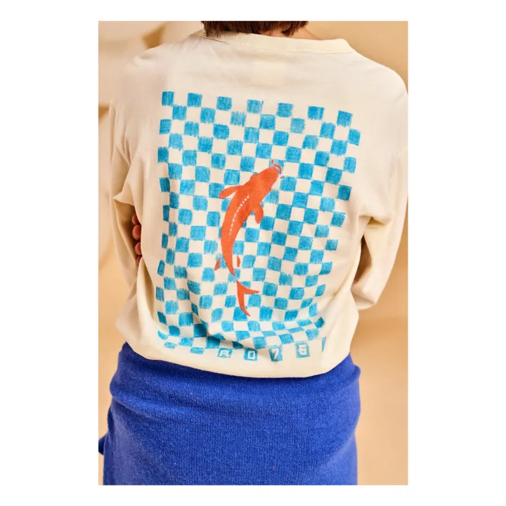 Camiseta de algodón orgánico Ben Emmilou | Beige- Imagen del producto n°4