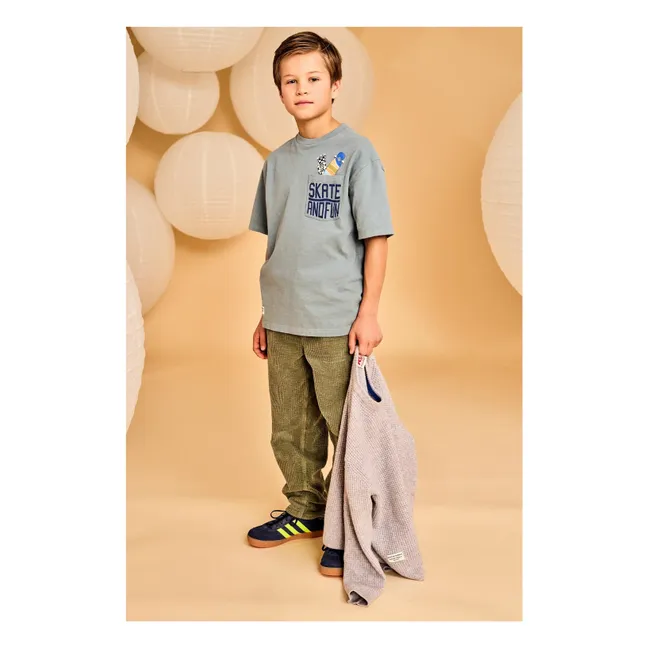 T-shirt Kanye Fun Coton Bio | Bleu