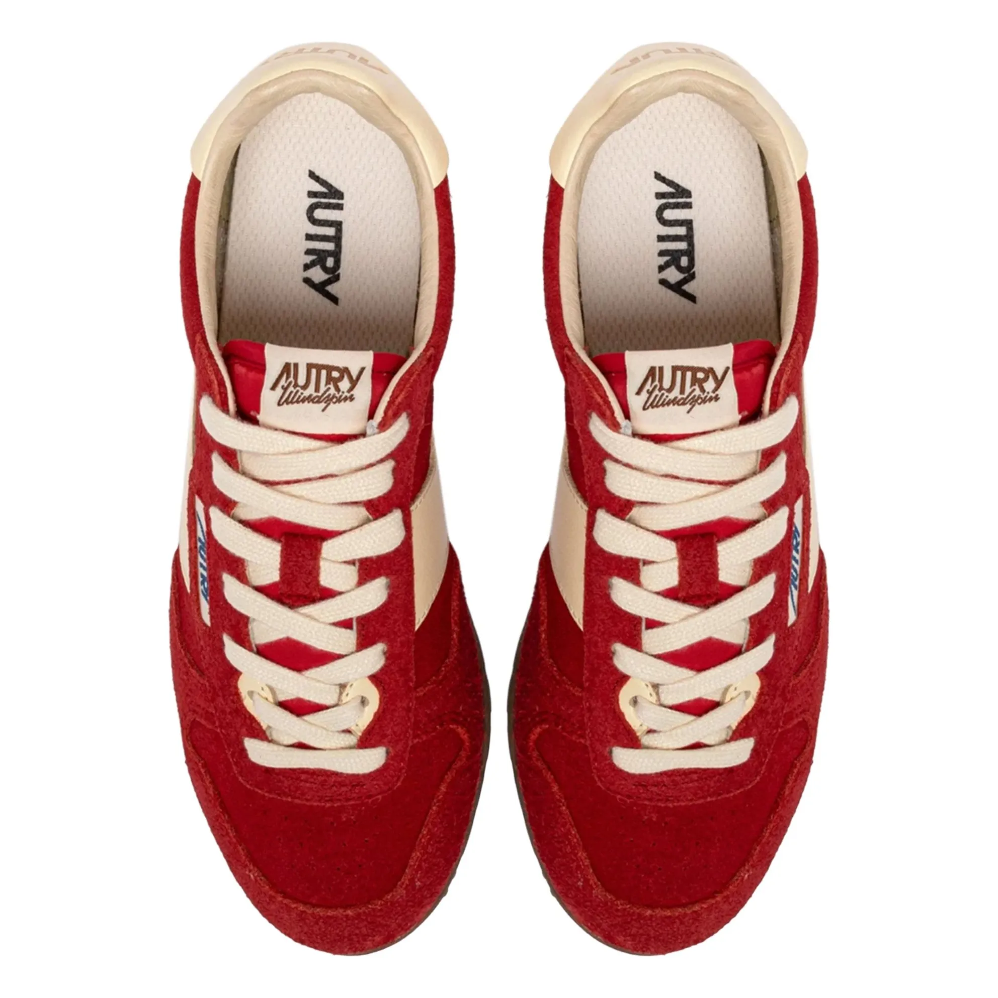 Basket Windspin Low Bicolore Suède et Cuir | Rouge- Image produit n°6