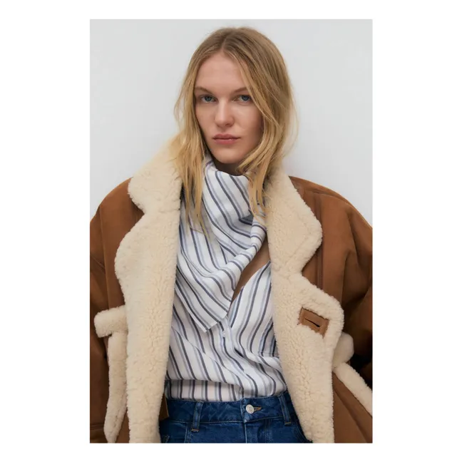 Estela Carreaux Hemd | Blau