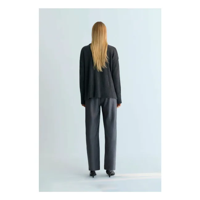 Dione Hose aus recycelter Wolle | Grau