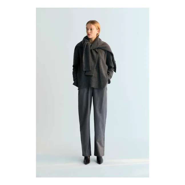 Pantalon Dione Laine Recyclée | Gris