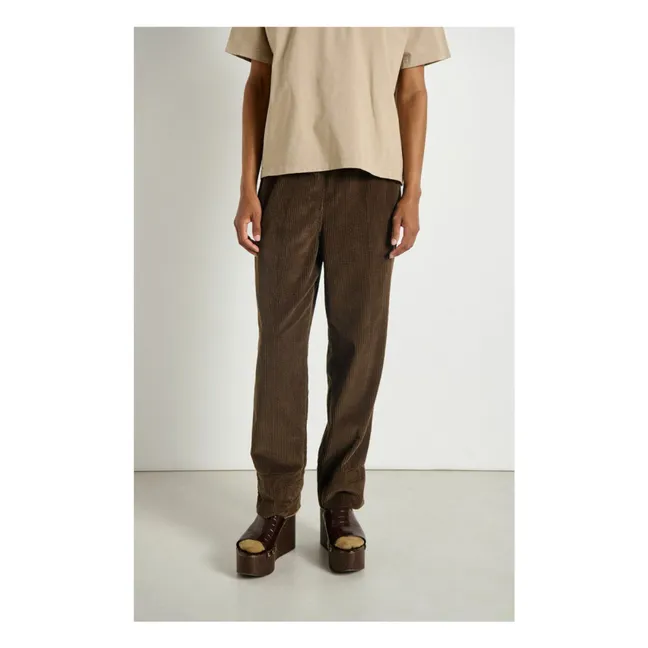 Pantalon Velours Côtelé Padow | Marron