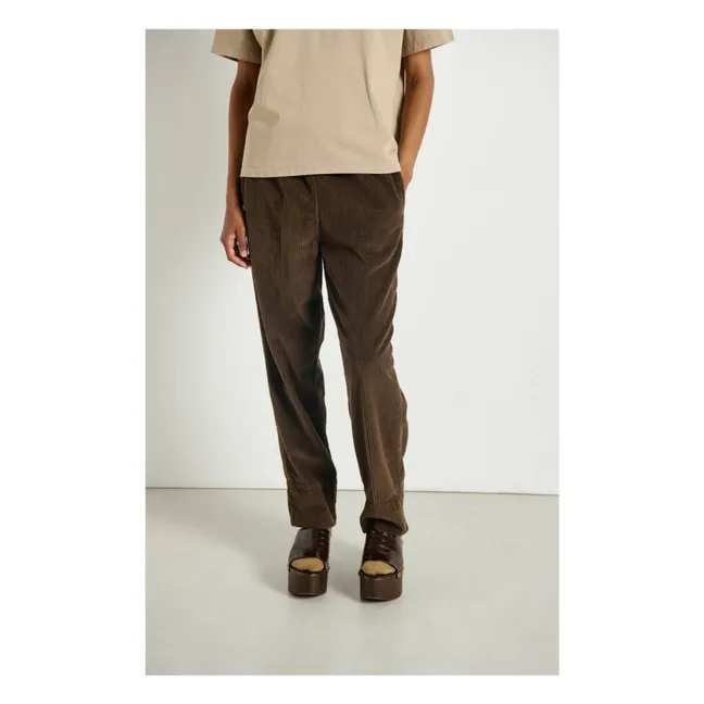 Pantalones de pana Padow | Marrón