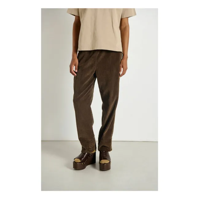 Pantalones de pana Padow | Marrón