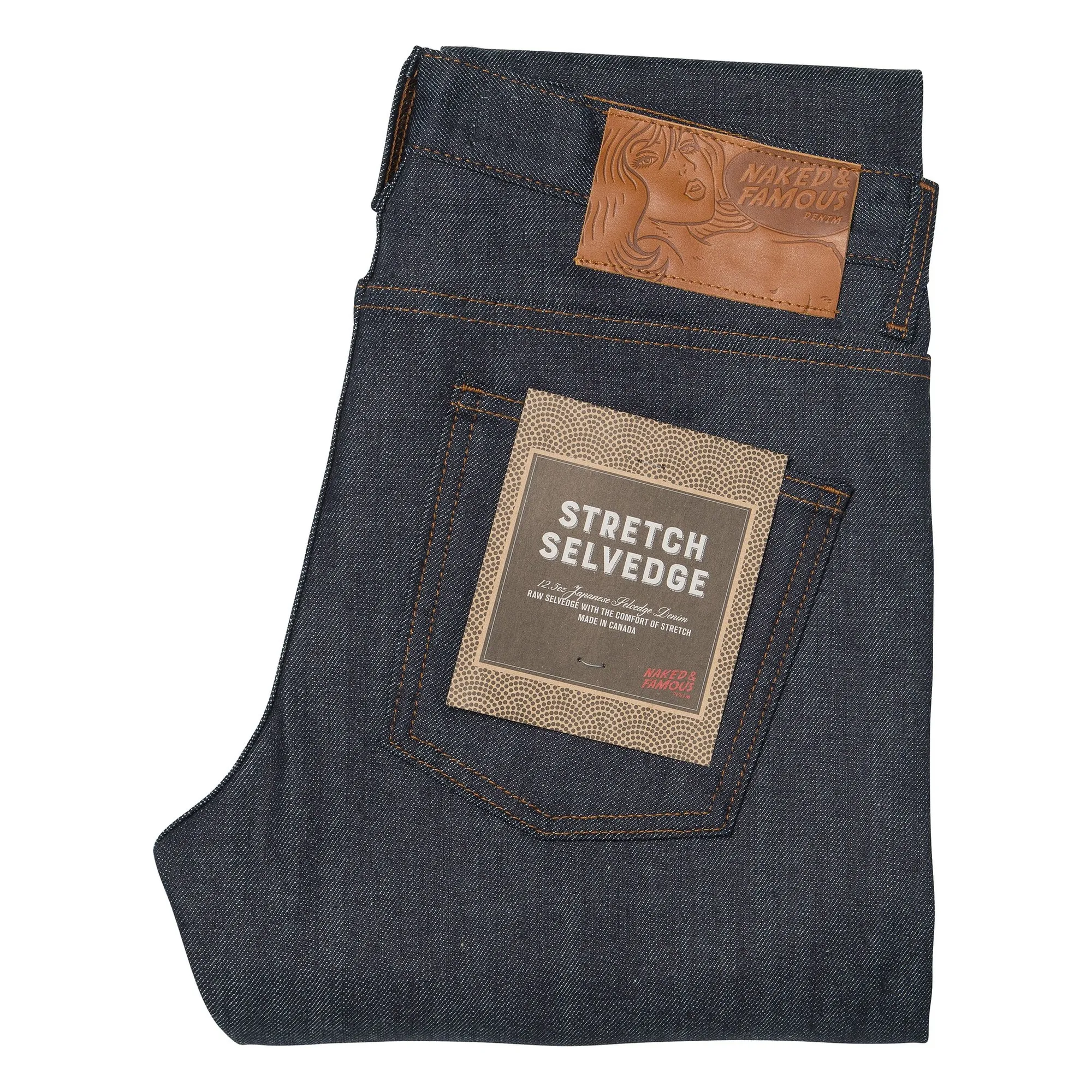 Naked & Famous Indigo Super Guy Stretch Selvedge Jeans