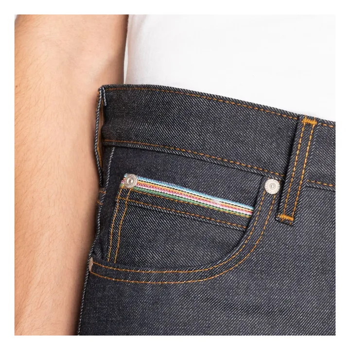 Jean Super Guy Dia De Los Muertos Selvedge | Indigo- Image produit n°3