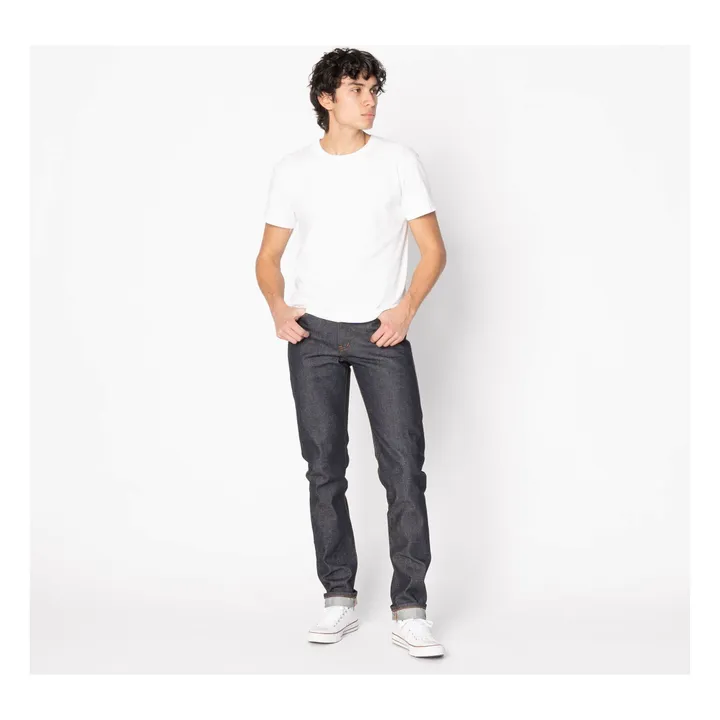 Jean Super Guy Dia De Los Muertos Selvedge | Indigo- Image produit n°2