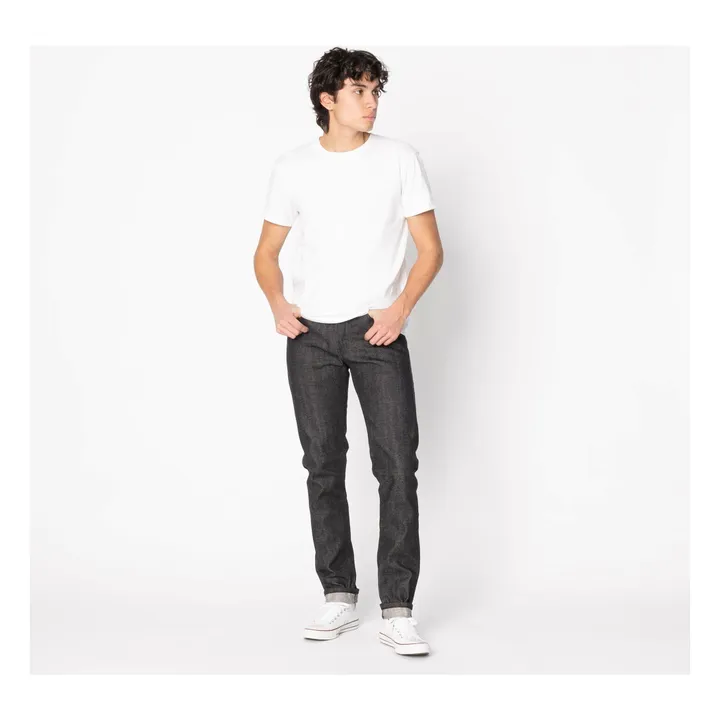Jean Super Guy Yatagarasu Selvedge | Noir- Image produit n°1
