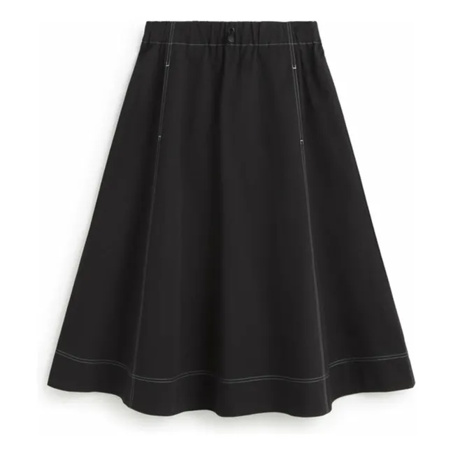 Jupe Olatz Coton Bio | Noir