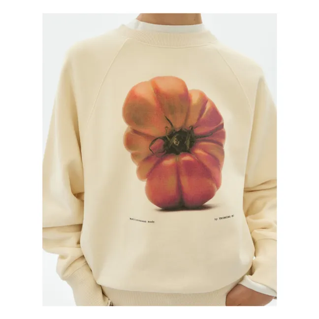 Sweat Tomaquet Bonnie Coton Bio | Blanc