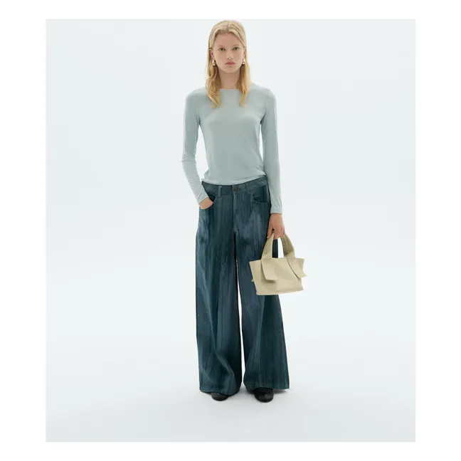 Pantalon Ombre Hedda Coton Bio | Bleu