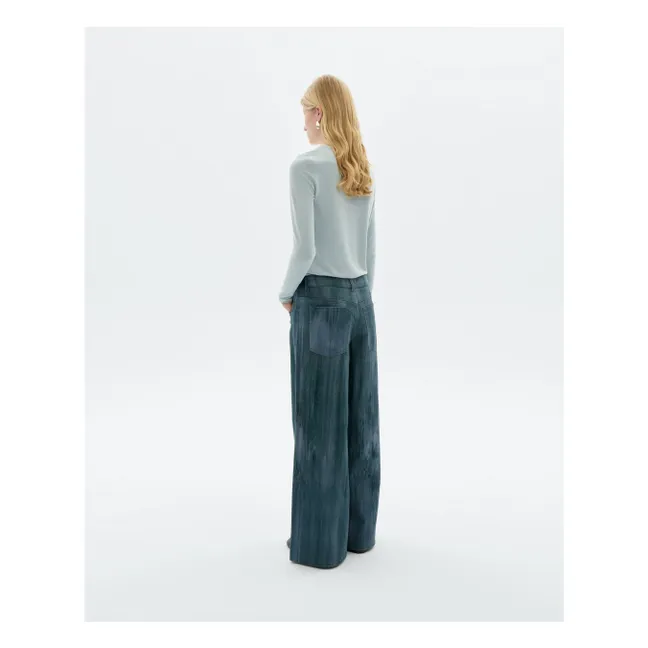 Pantalon Ombre Hedda Coton Bio | Bleu