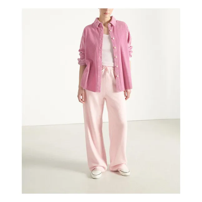 Padow Kord Überhemd | Altrosa