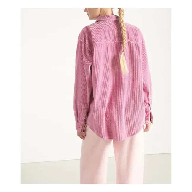 Padow Kord Überhemd | Altrosa