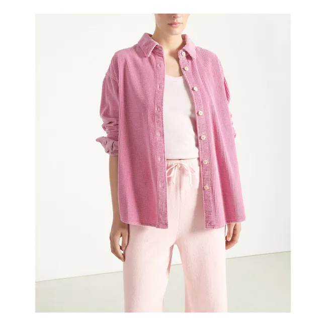 Padow Kord Überhemd | Altrosa