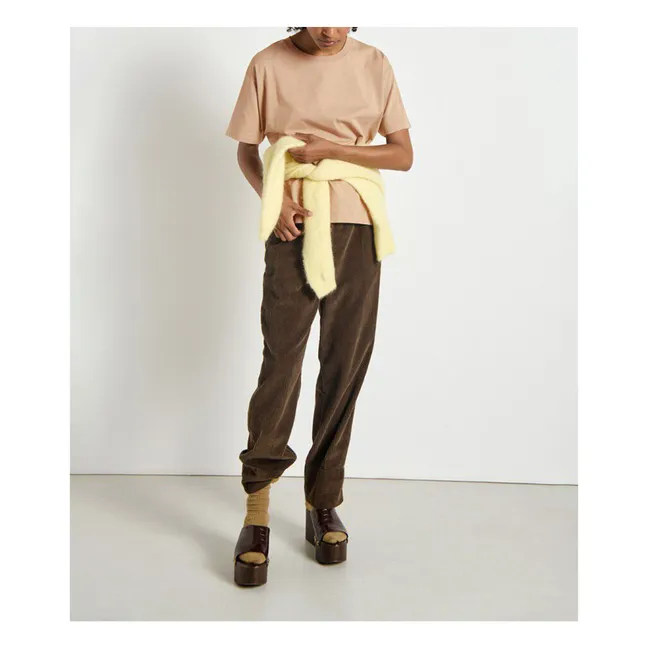 Pantalon Velours Côtelé Padow | Marron