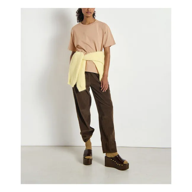 Pantalon Velours Côtelé Padow | Marron