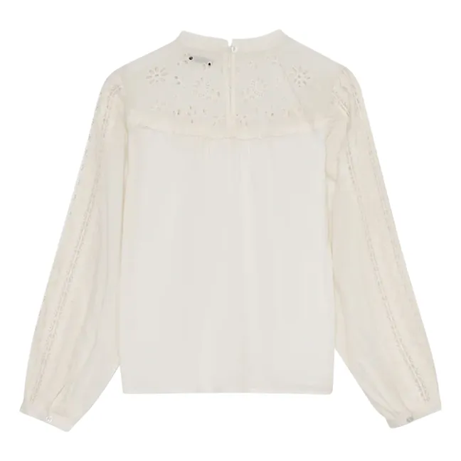 Blouse Dahlia | Blanc