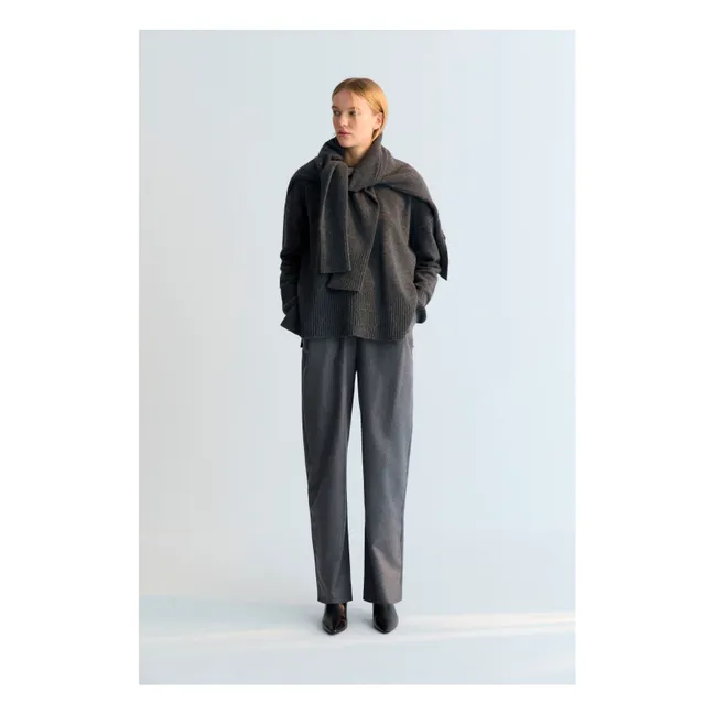 Agatha Pullover aus Merinowolle | Grau