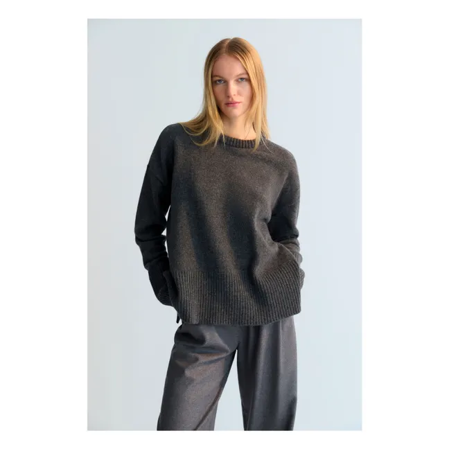 Agatha Merino Wool Sweater | Grey