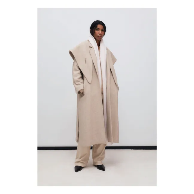 Sciarpa Kristine in lana riciclata | Sabbia