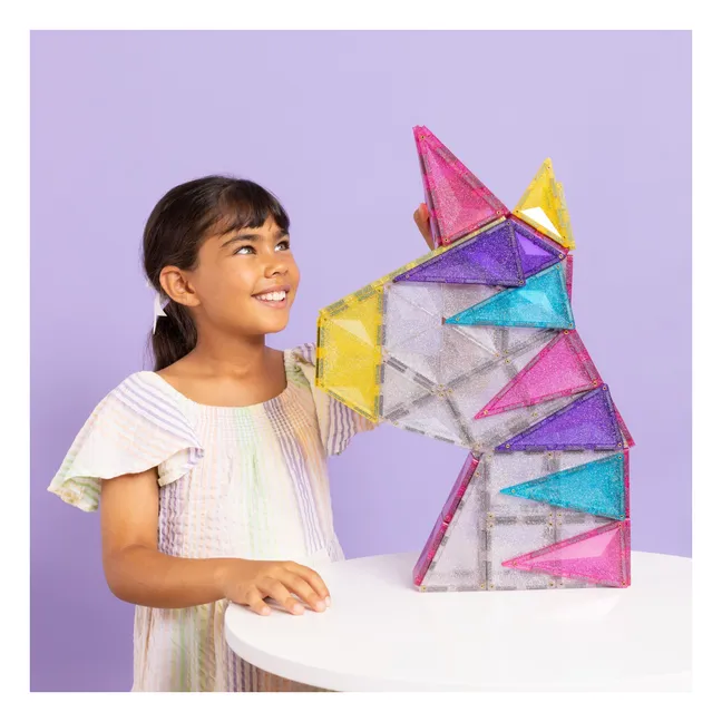 Confezione Unicorno glitterato - 56 pezzi | Glitter